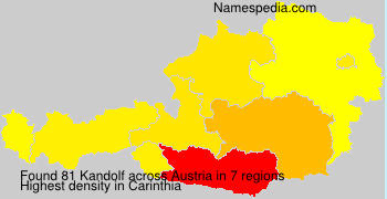 Surname Kandolf in Austria