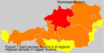 Surname Kant in Austria