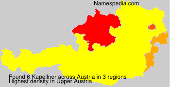 Surname Kapellner in Austria