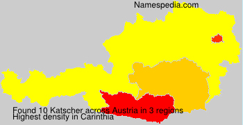 Surname Katscher in Austria