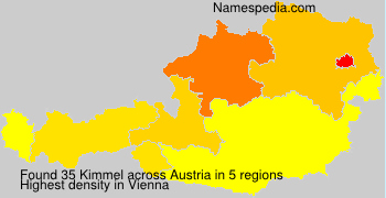 Surname Kimmel in Austria