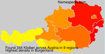 Surname Kloiber in Austria