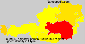 Surname Koldorfer in Austria