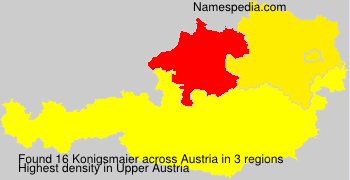Surname Konigsmaier in Austria