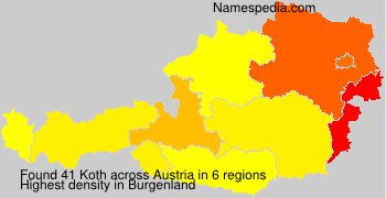 Surname Koth in Austria