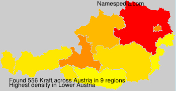 Surname Kraft in Austria