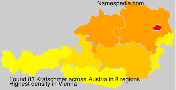 Surname Kratschmer in Austria