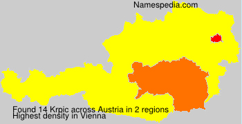Surname Krpic in Austria