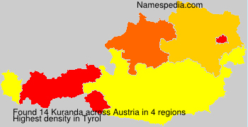 Surname Kuranda in Austria