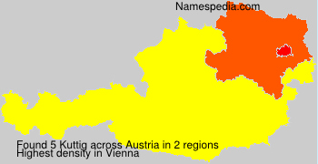 Surname Kuttig in Austria