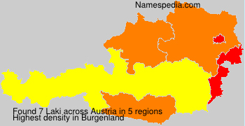 Surname Laki in Austria