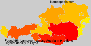 Surname Lamprecht in Austria