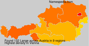 Surname Lange in Austria