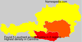 Surname Lauchard in Austria
