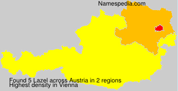 Surname Lazel in Austria