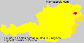 Surname Lemak in Austria