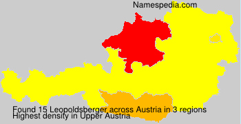 Surname Leopoldsberger in Austria