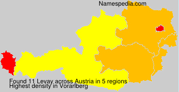 Surname Levay in Austria