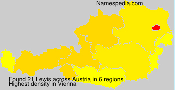 Surname Lewis in Austria