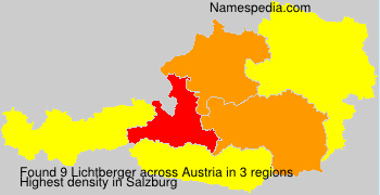 Surname Lichtberger in Austria