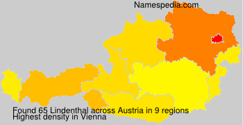 Surname Lindenthal in Austria
