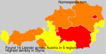 Surname Lipinski in Austria