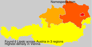 Surname Lipski in Austria