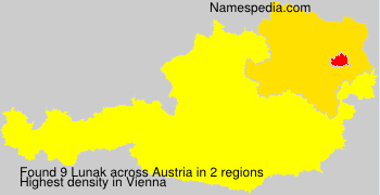 Surname Lunak in Austria
