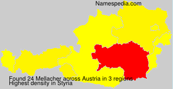 Surname Mellacher in Austria