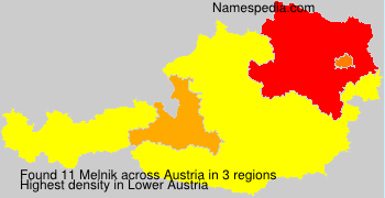 Surname Melnik in Austria