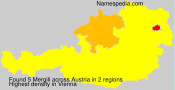 Surname Mergili in Austria