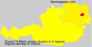 Surname Meric in Austria