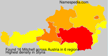 Surname Mitchell in Austria
