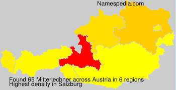 Surname Mitterlechner in Austria