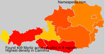 Surname Moritz in Austria