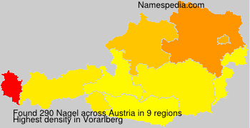 Surname Nagel in Austria