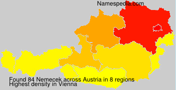 Surname Nemecek in Austria