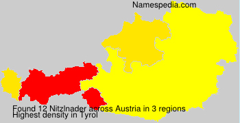 Surname Nitzlnader in Austria