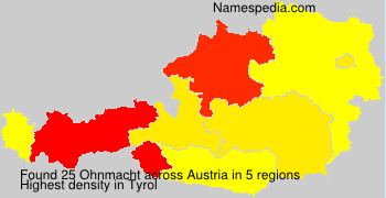 Surname Ohnmacht in Austria
