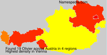 Surname Olivier in Austria