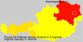 Surname Palecek in Austria