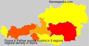 Surname Palfner in Austria