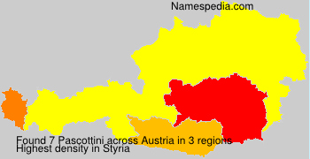 Surname Pascottini in Austria