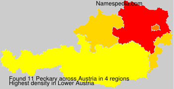 Surname Peckary in Austria