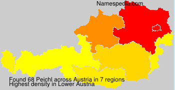 Surname Peichl in Austria