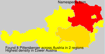 Surname Pittersberger in Austria