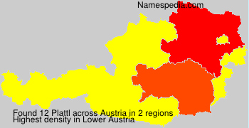 Surname Plattl in Austria