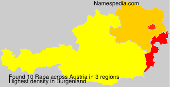 Surname Raba in Austria