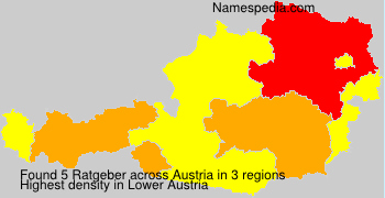 Surname Ratgeber in Austria