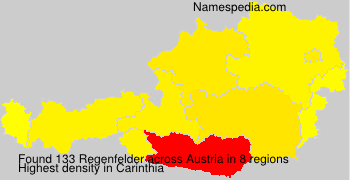 Surname Regenfelder in Austria